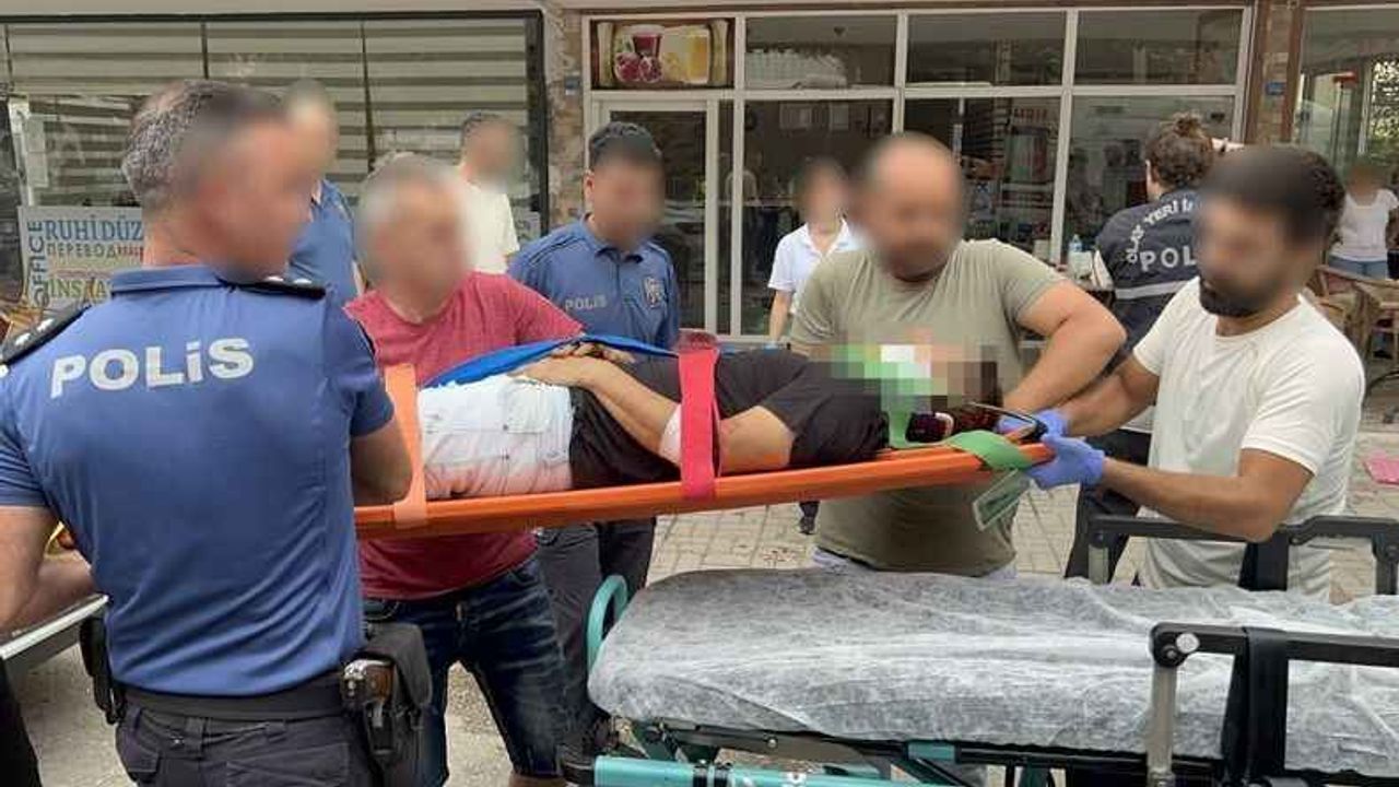 Alanya'da sopalı kavga... Polis silah kullandı... Olay yerinden ilk fotoğraflar...